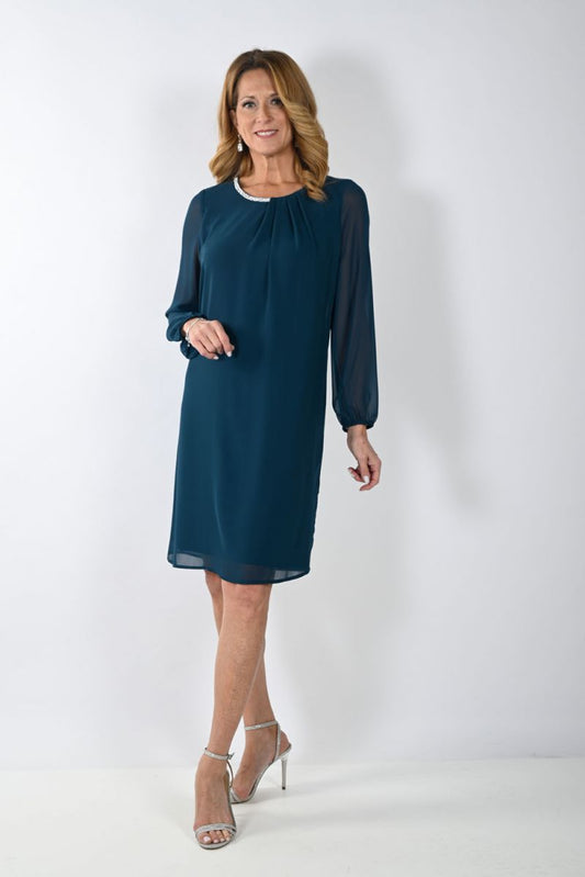 Long Sleeve Dress Jade