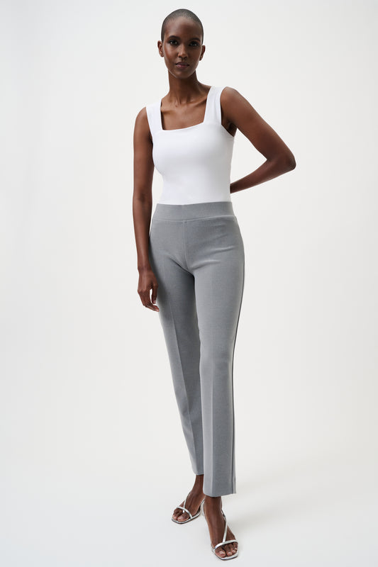 Classic Straight Pant - Grey Melange