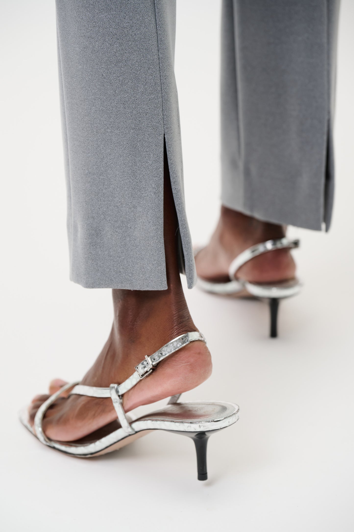 Classic Straight Pant - Grey Melange