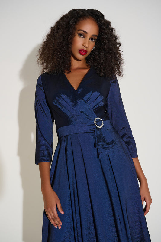 Taffeta Dress - Midnight Blue - Now $200