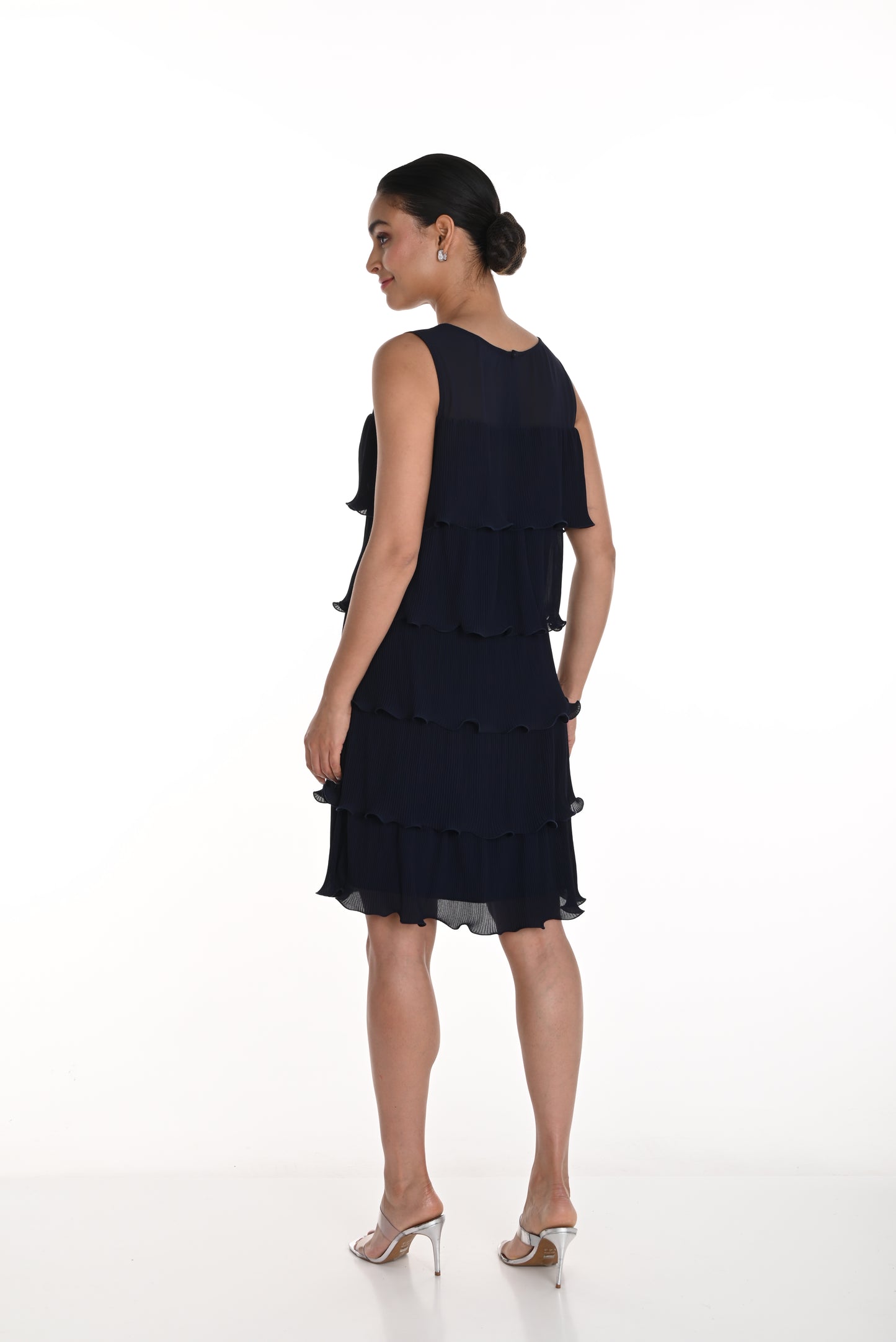 Frank Lyman - Layered Dress - 258718U - Navy