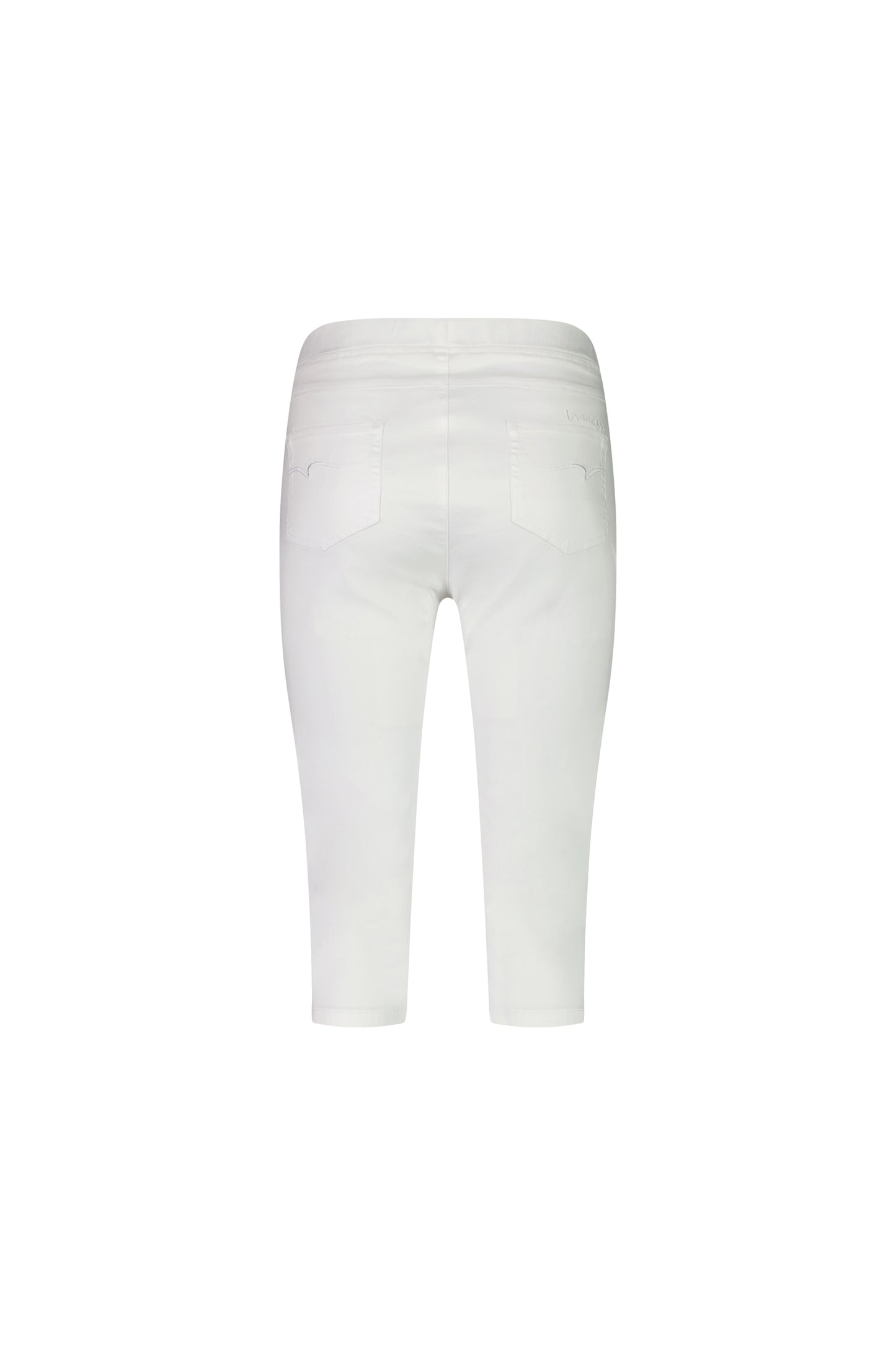 Vassalli - 3/4 Cotton Pull on Pant - 261LW - Black or White