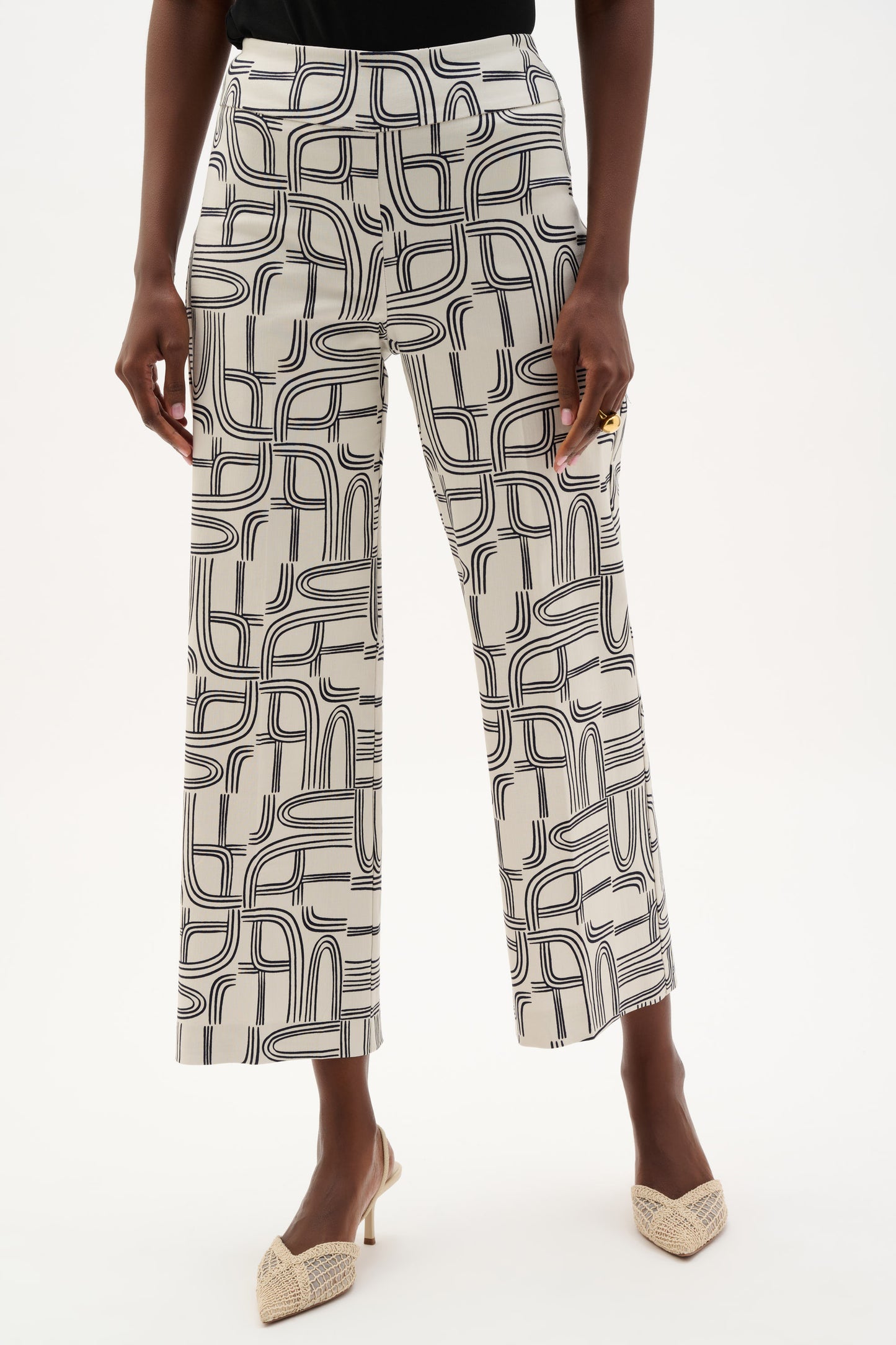 Geometric Print Trouser Suit