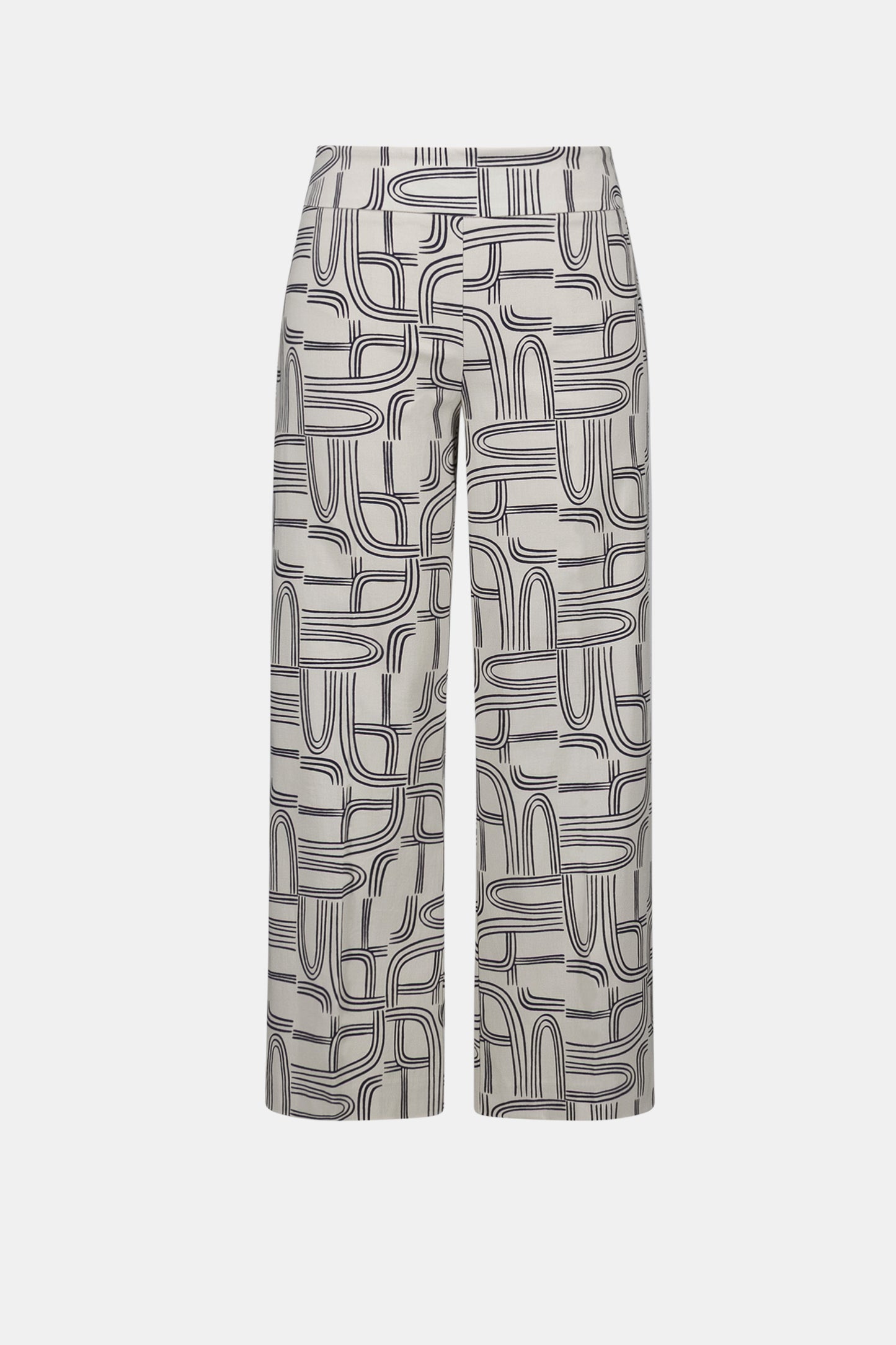 Geometric Print Trouser Suit