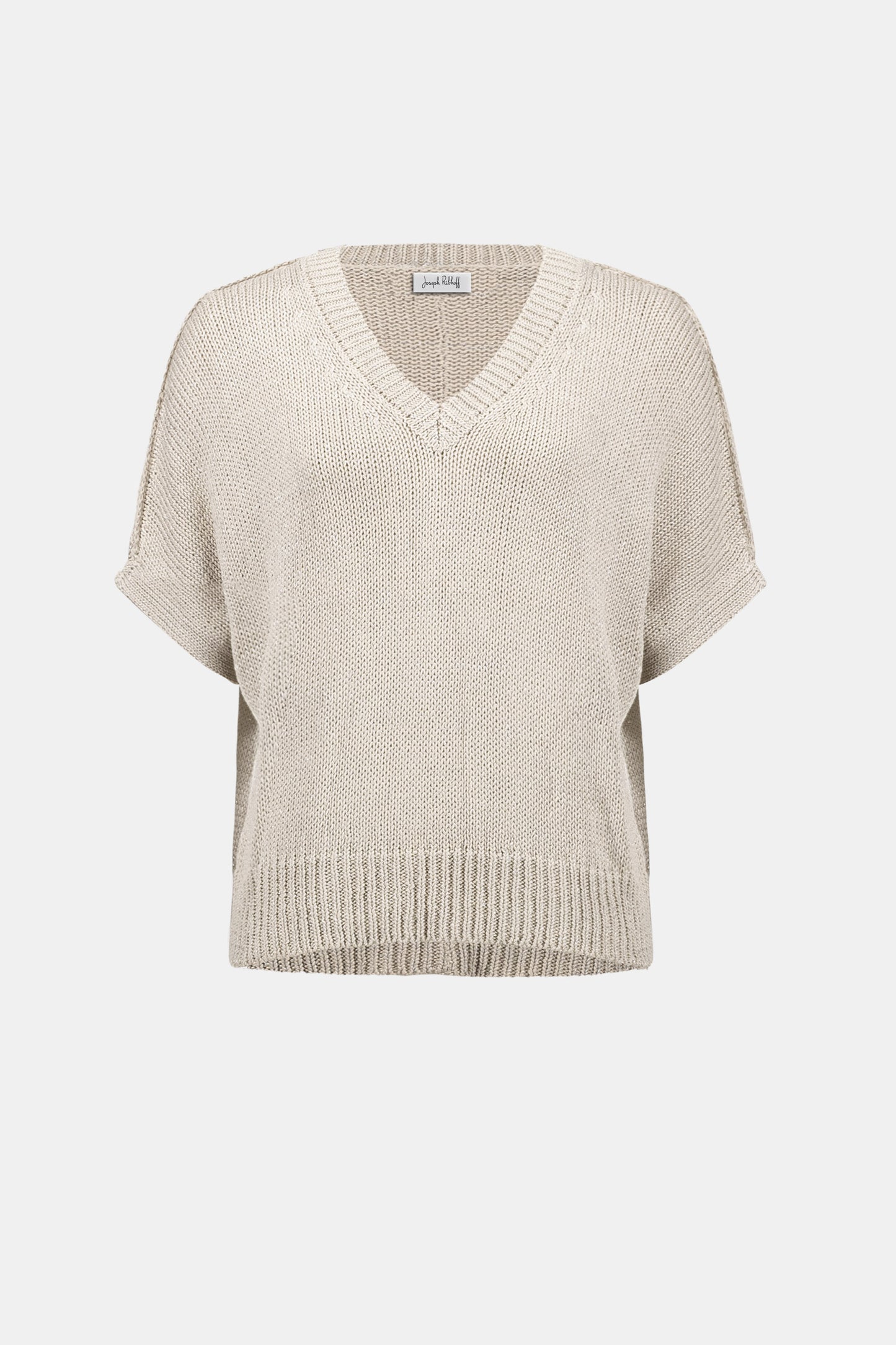 Lurex Sweater Knit Relaxed Top