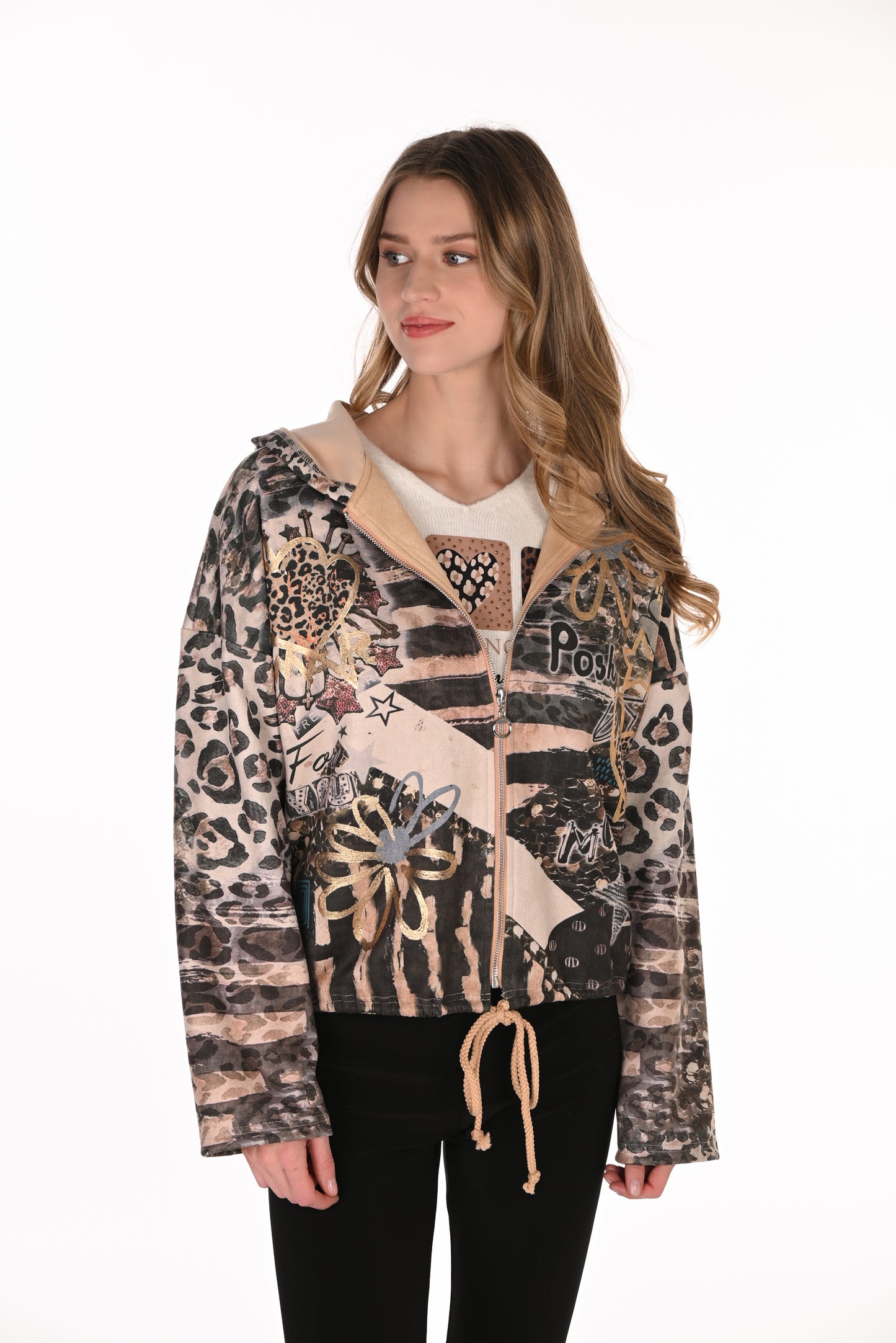 Gold Leopard Jacket