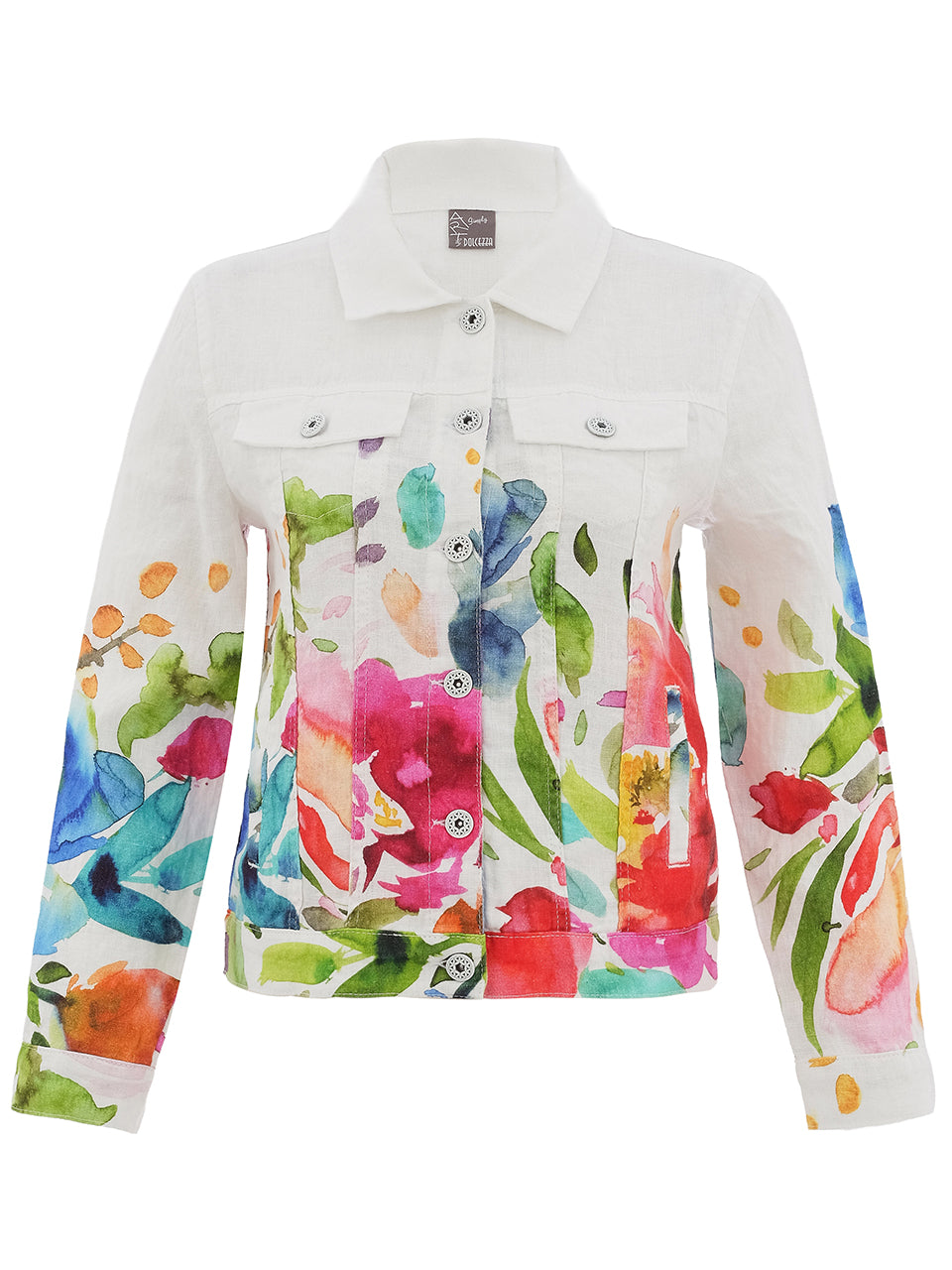 Woven Jacket Linen - Spring Delight