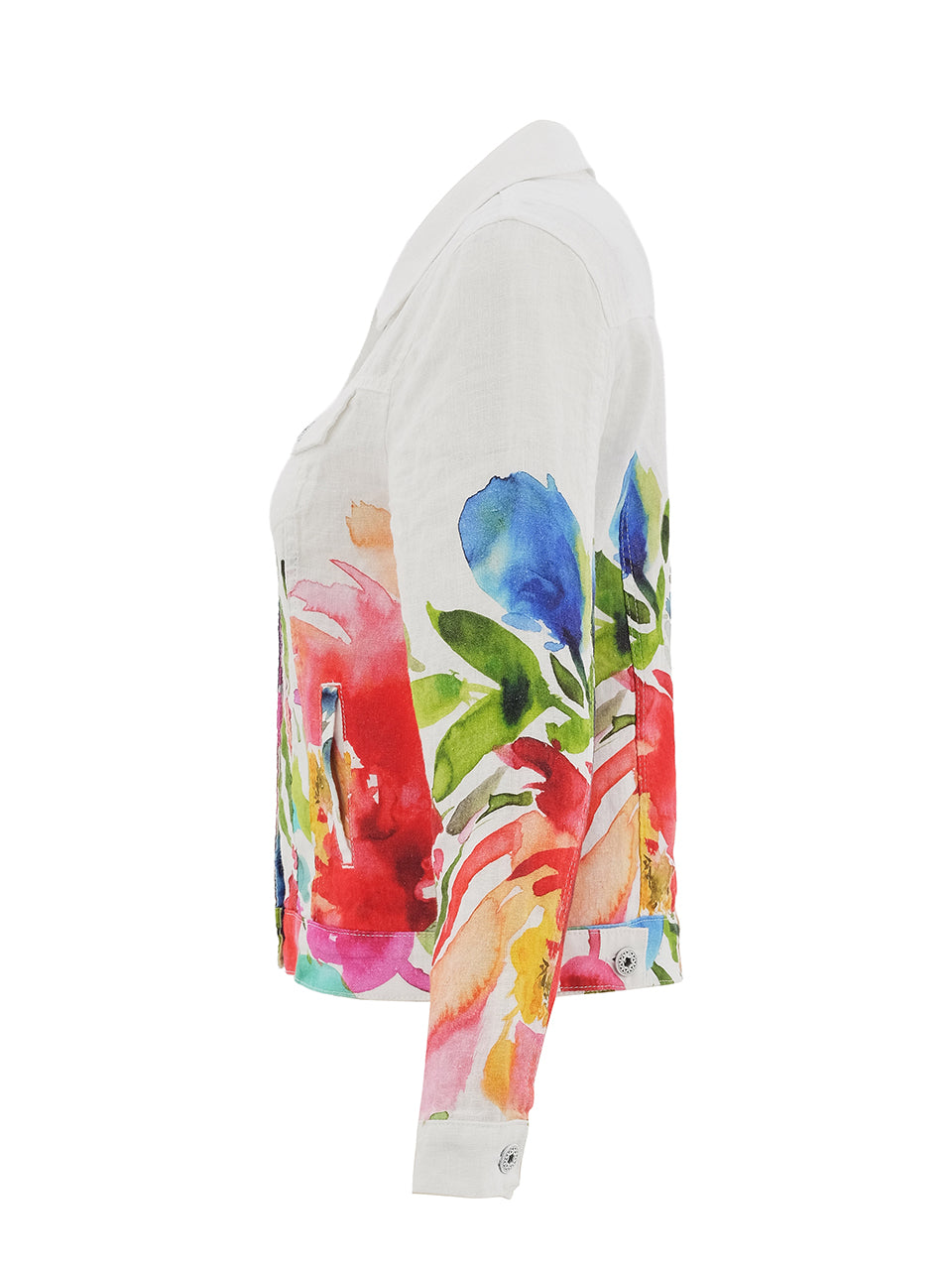 Woven Jacket Linen - Spring Delight