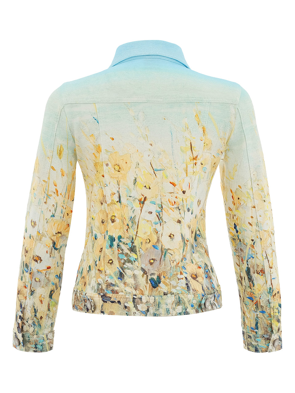 Knit Jacket - Shoreline Flowers