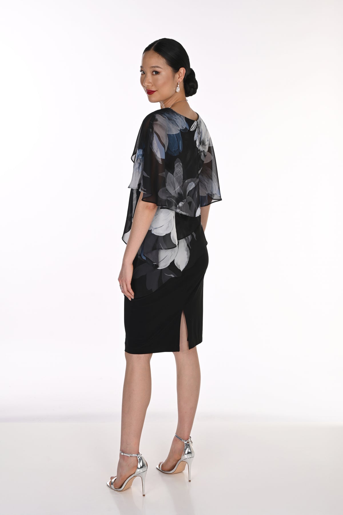 Overlay Dress Black/Grey