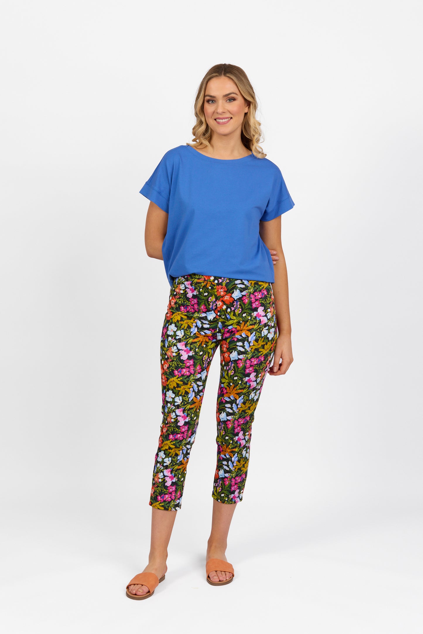 Vassalli - 7/8 Skinny Leg Cotton Pull-on Pant - 271LW - Lola - 50% Off