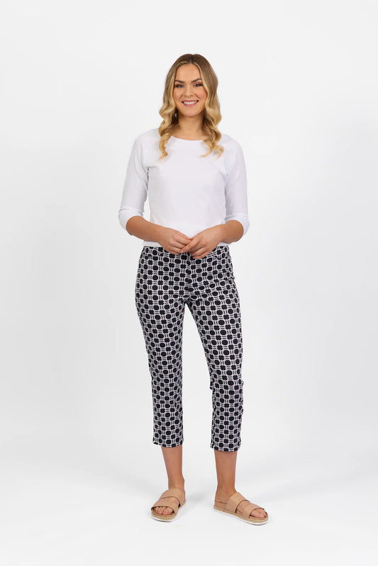 Vassalli - 7/8 Slim Leg Cotton Pull-on Pant - 274LW - Arlo - 50% Off 1 x 10 left