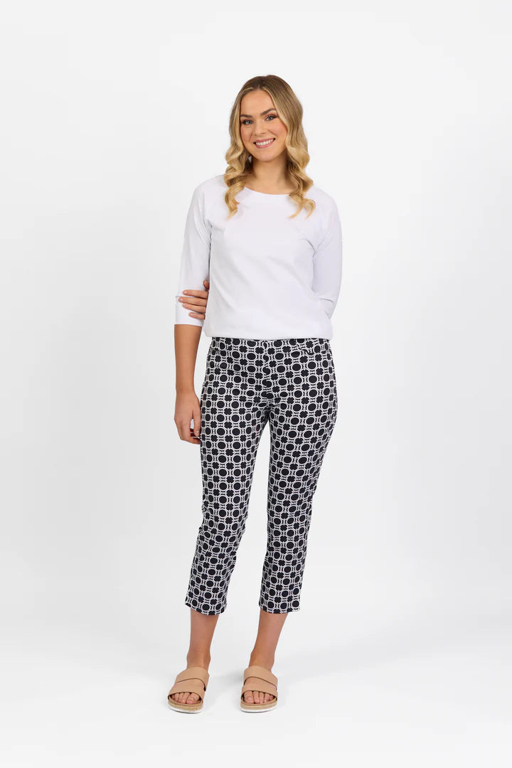 Vassalli - 7/8 Slim Leg Cotton Pull-on Pant - 274LW - Arlo - 50% Off 1 x 10 left