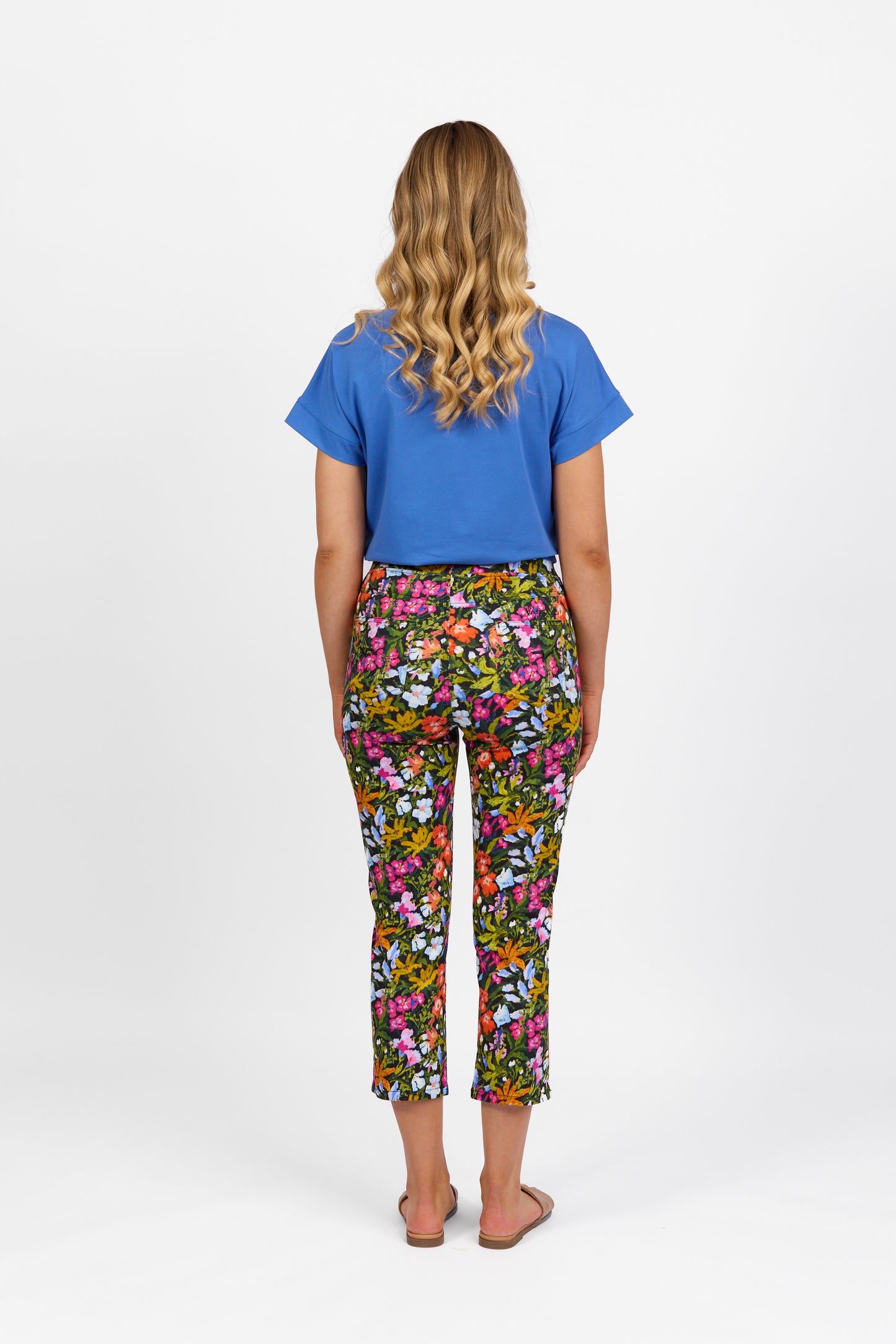 Vassalli - 7/8 Slim Leg Cotton Pull-on Pant - 274LW - Lola