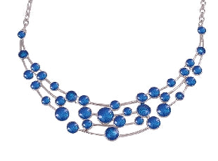 Blue Beads Necklace - NC18122