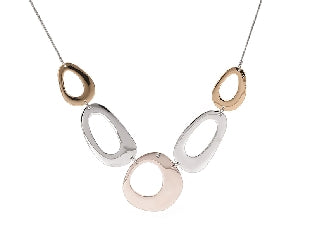 Rose Gold & Silver Necklace - NC3733