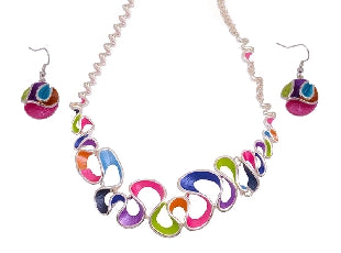 Colourful Ribbon Necklace - NC3758