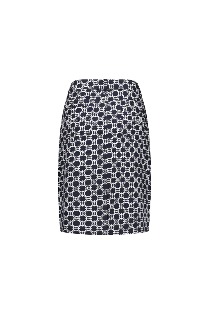 Vassalli - Printed Cotton Skirt - 372AV - Arlo - 40% Off