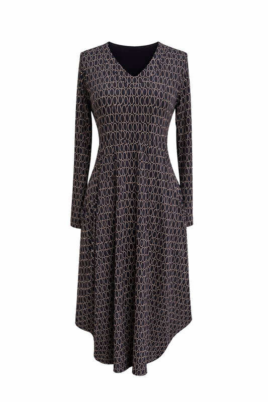 Carly Dress Oval Pattern
