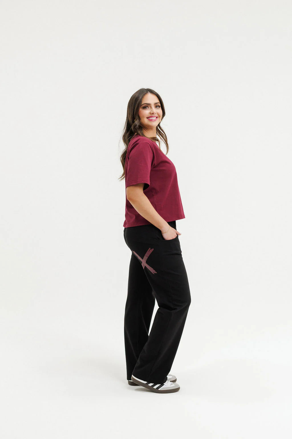 Avenue Pants - Merlot X - Coming Soon