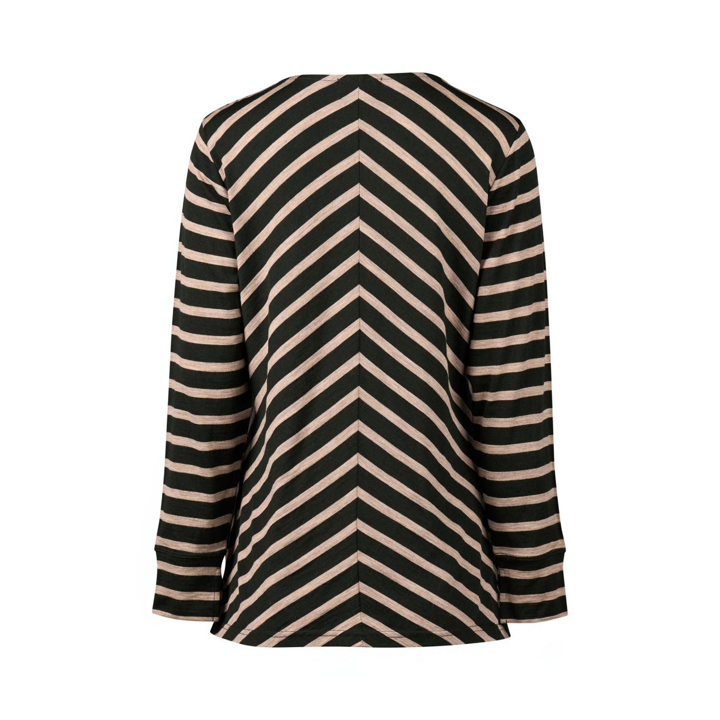 Merino Top - 4464 - Forest/Twig Stripe - Due Feb