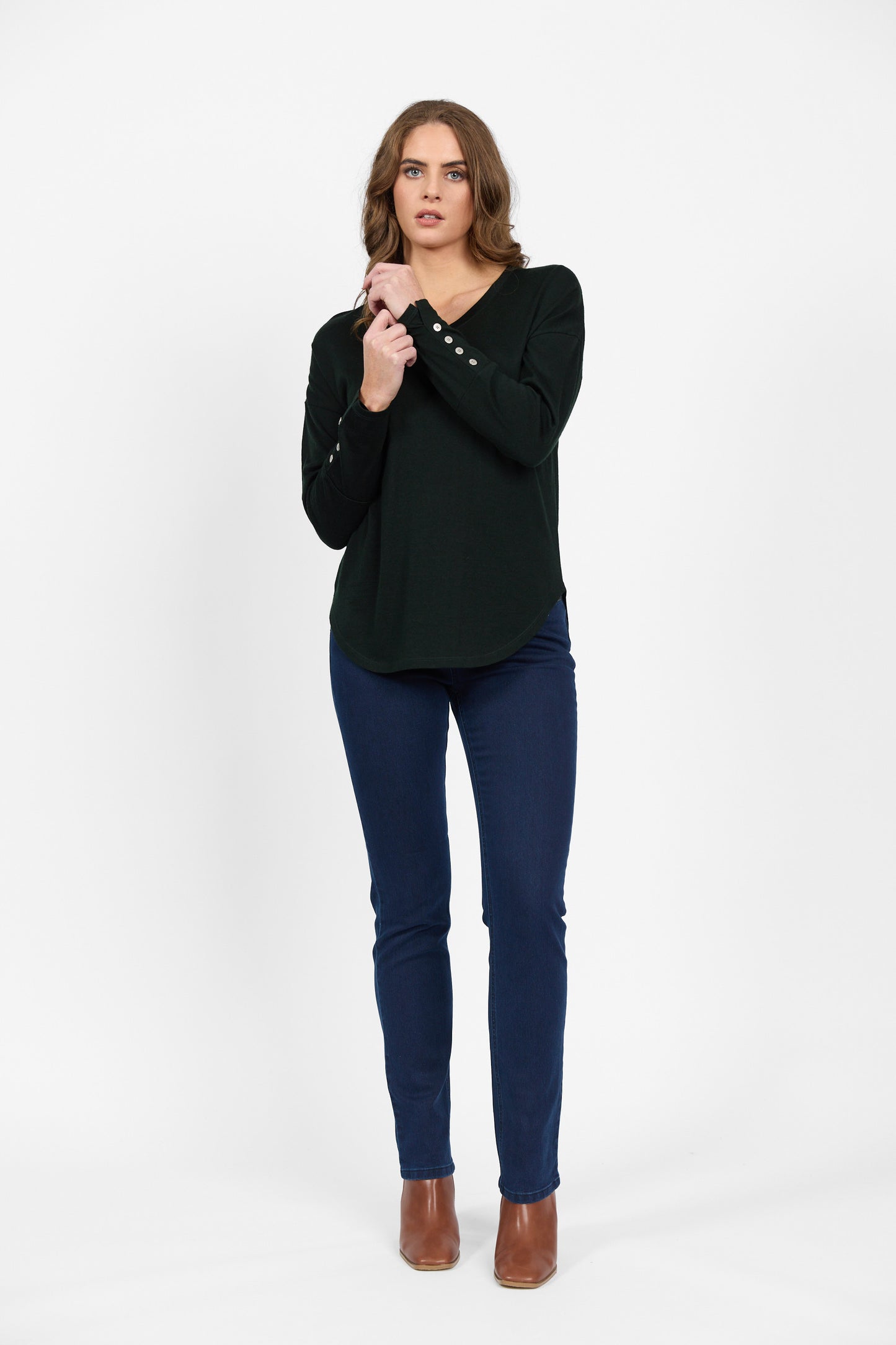 Merino Top - 4465 - Forest - Due Feb