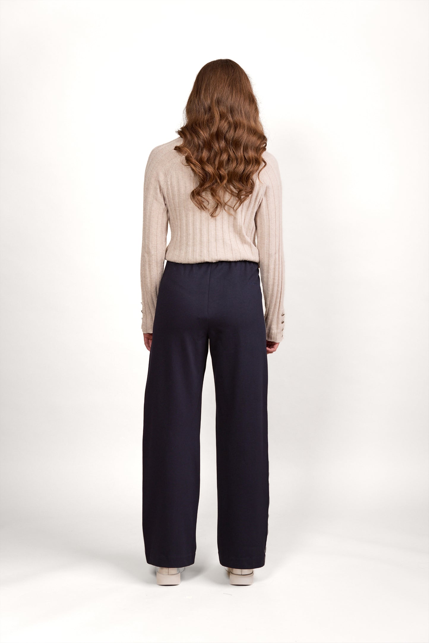 Wide Leg Pull On Pant- 5006 - Ink