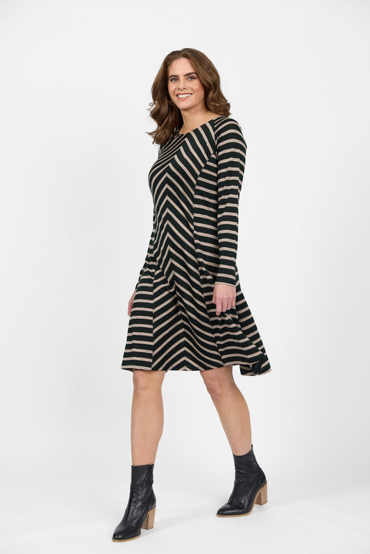 Merino Dress - 6107 - Forest/Twig - Due Feb