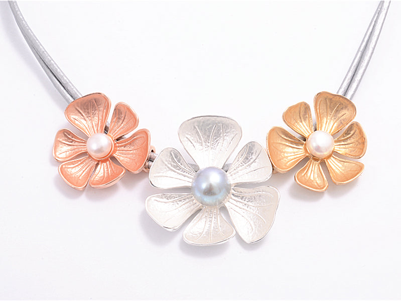 Flower Pearl Necklace - NC3393