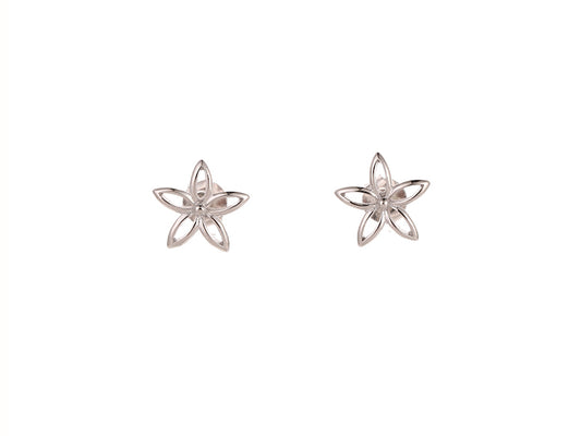 925SSilver Flower Studs SS0332