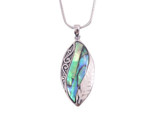 Paua Marquise Pendant NC3776