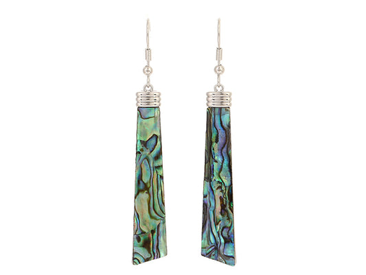 Paua Long Earrings - MSE1552