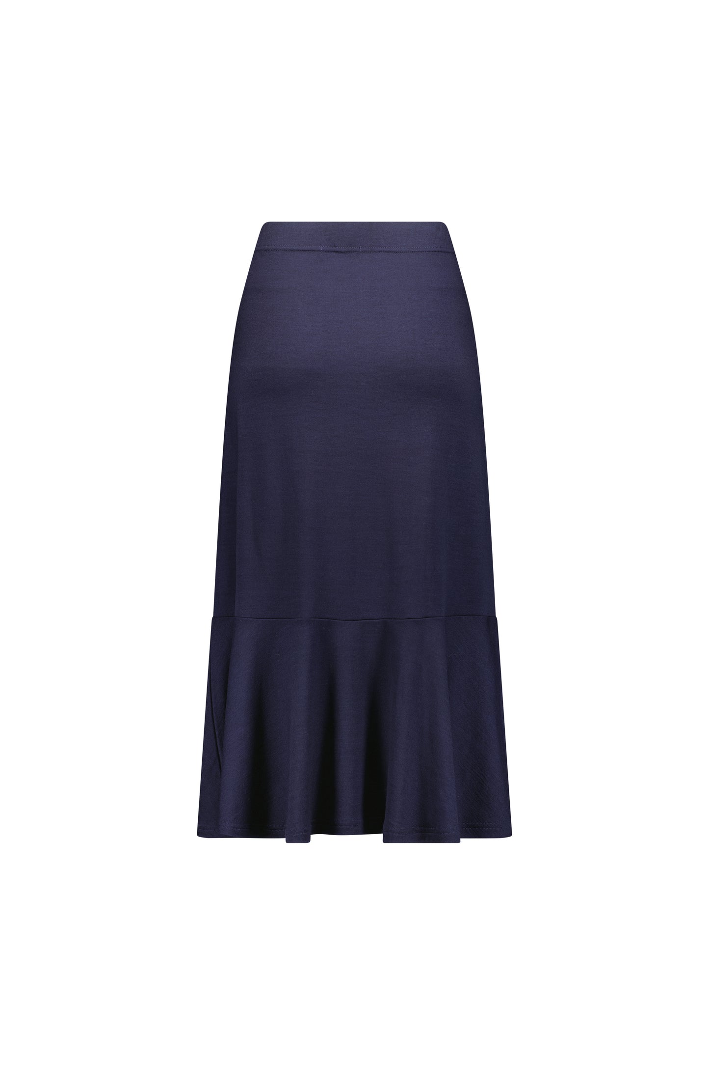 Vassalli - 7052 Merino Pull On Skirt Midi Length -  Ink only left - 50% off 1 x 10 left