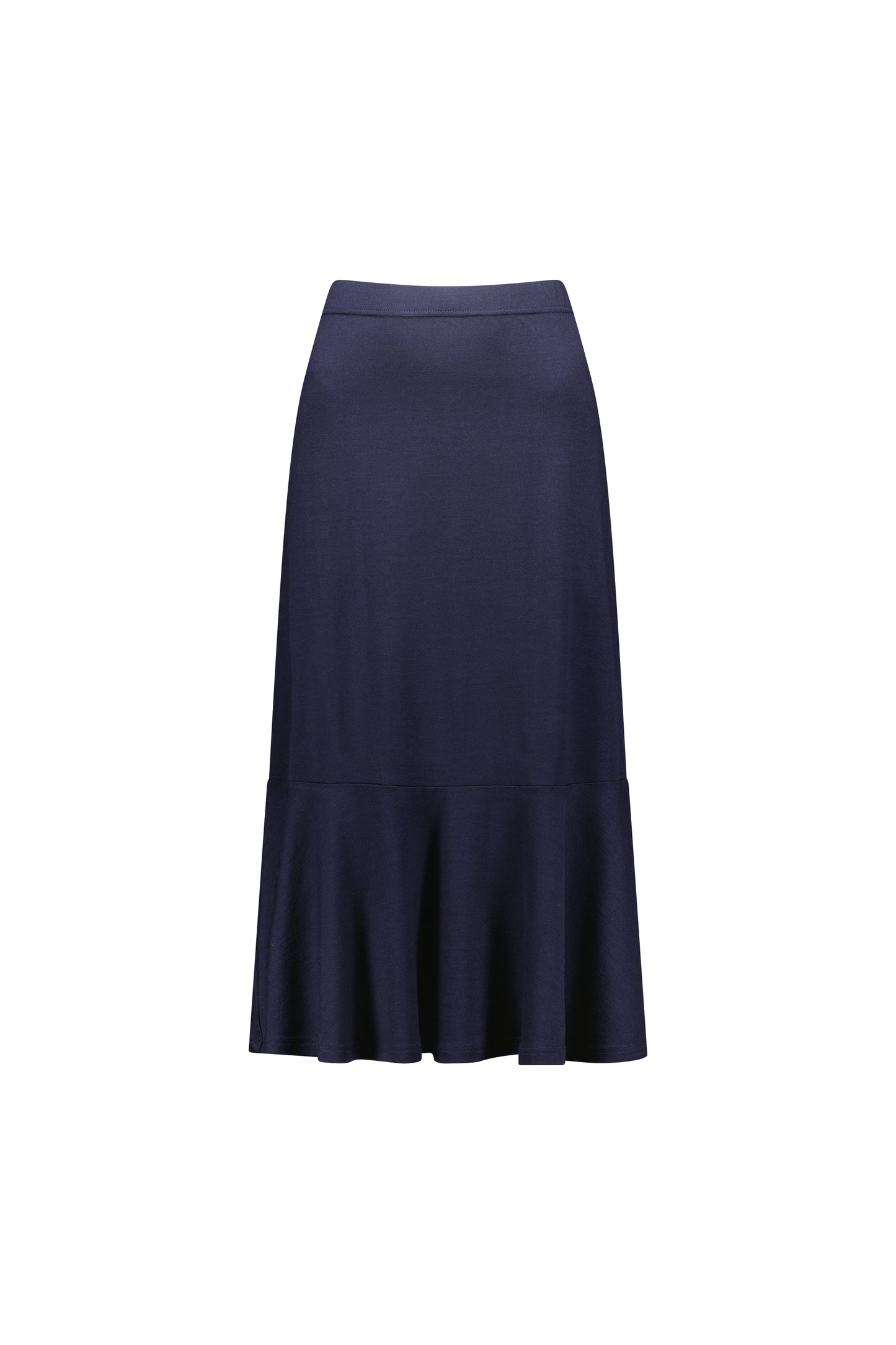 Vassalli - 7052 Merino Pull On Skirt Midi Length -  Ink only left - 50% off 1 x 10 left