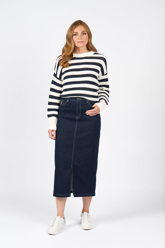 Skirt - 7056 - Ink Denim