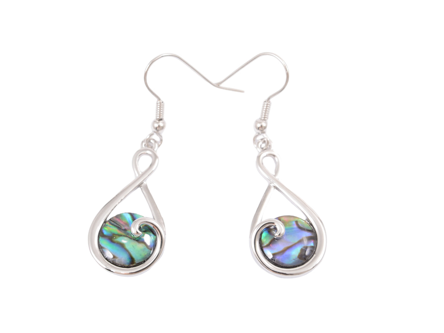 Paua Twist Earrings - MSE1275