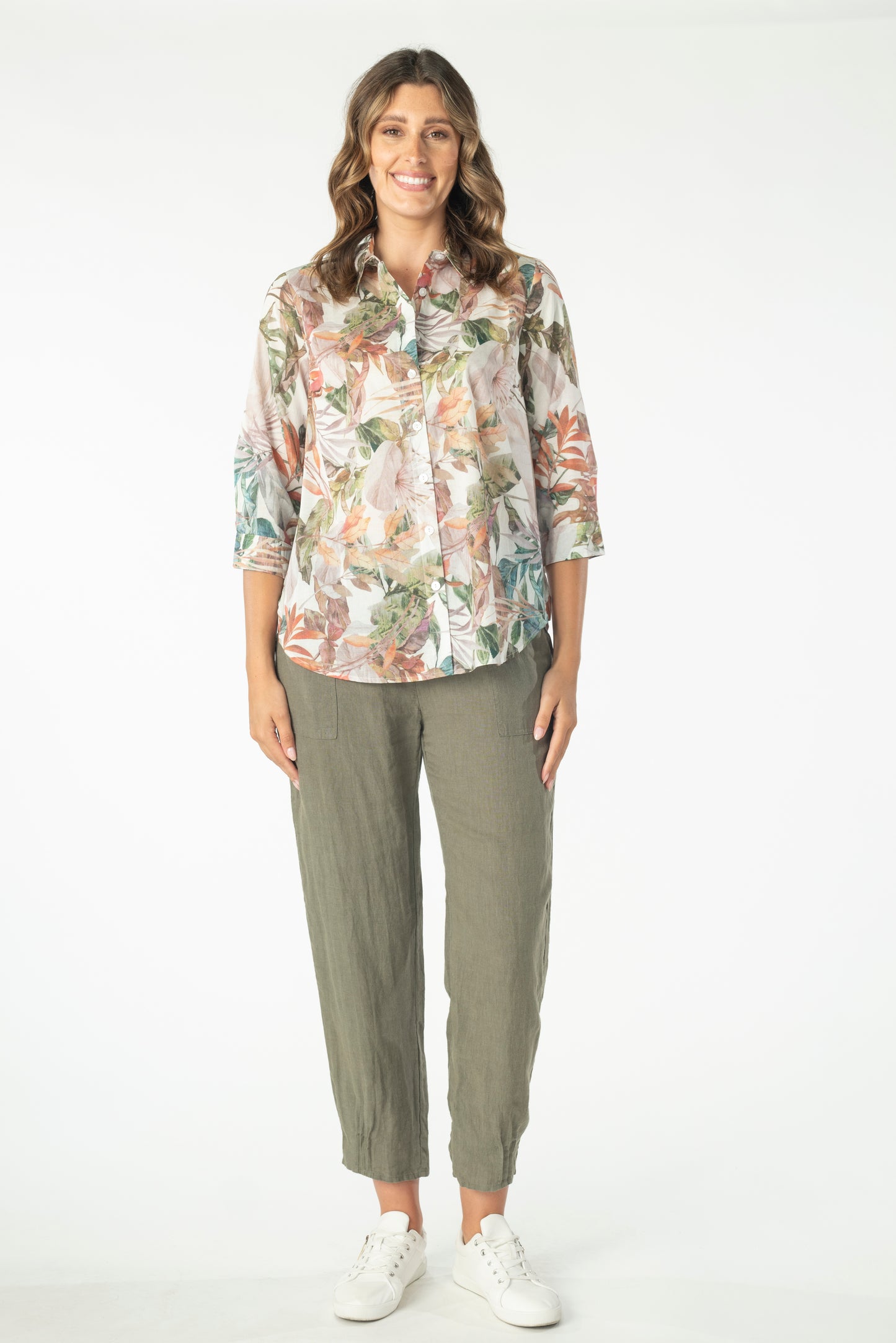 Callan Designs - 9BL13.MILA Shirt - Floral