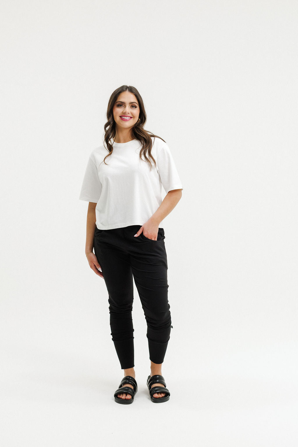 Apartment Pant - Hydrangea/White X