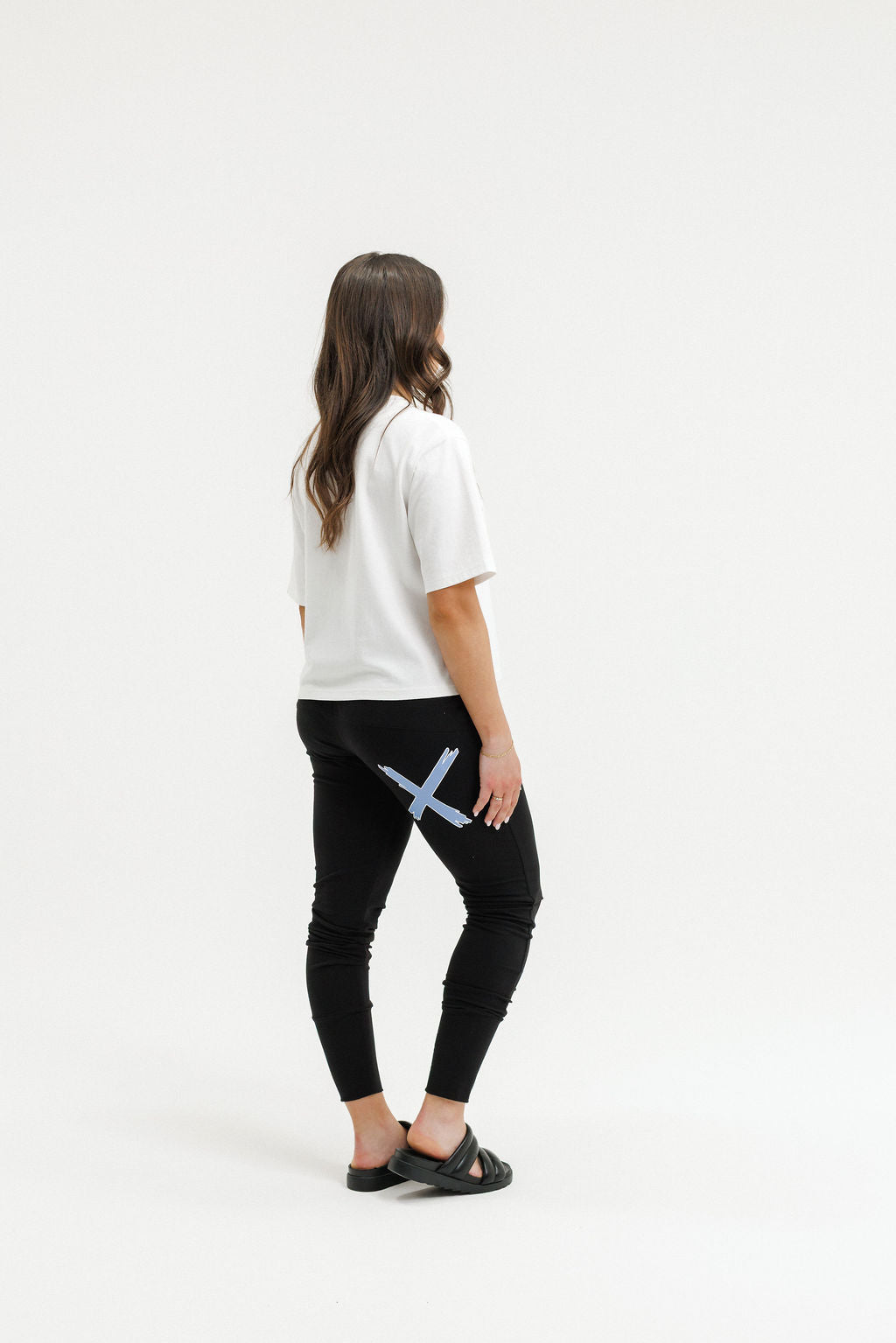Apartment Pant - Hydrangea/White X