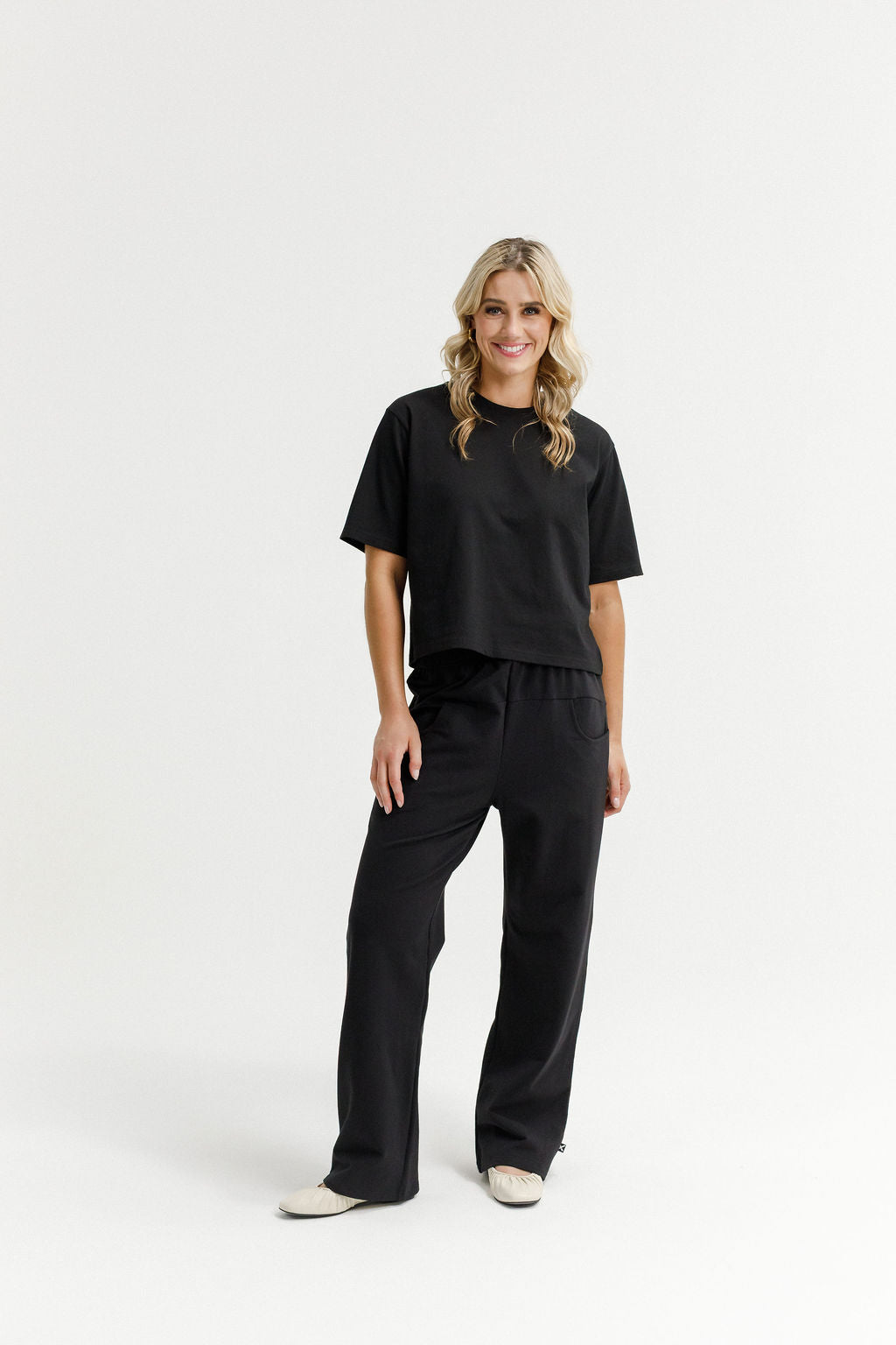 Avenue Pant - Graphite Daisy X