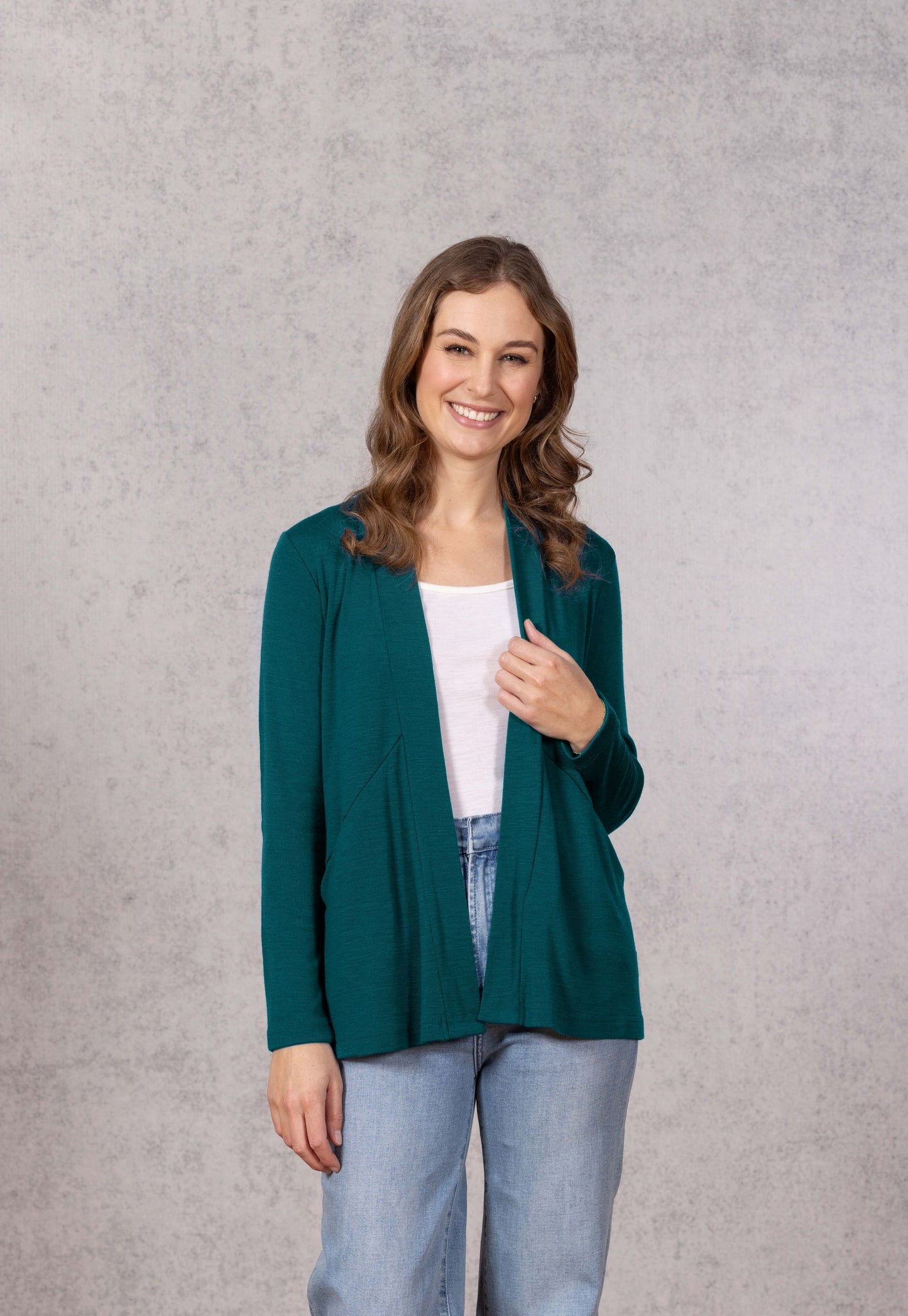 Bay Rd - Merino Kira Jacket - BR893 - Dragonfly