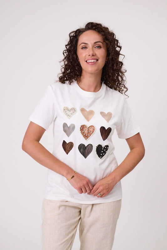Pearl Heart T-Shirt