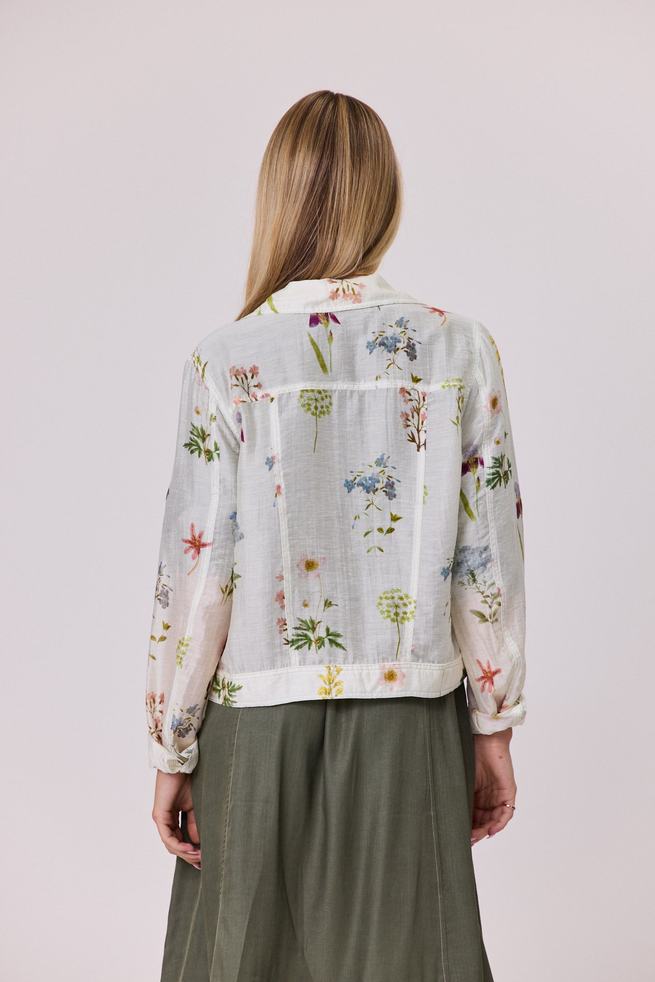 Valencia Flower Voile Jacket - DUE AUG/SEPT