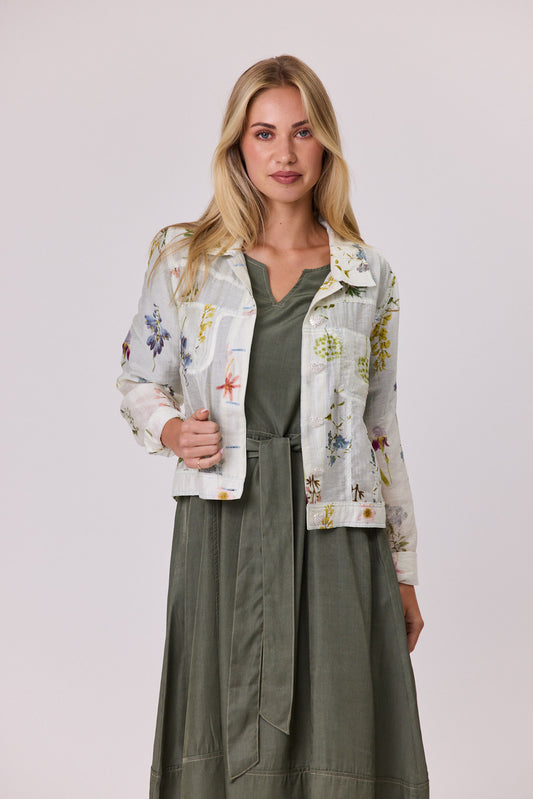 Valencia Flower Voile Jacket - DUE AUG/SEPT