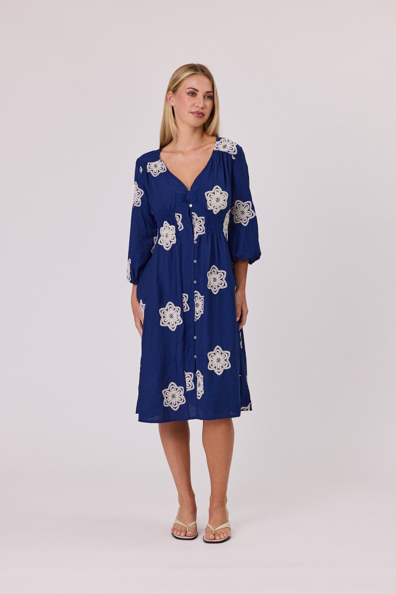 Monaco Dress - Blue - DUE AUG/SEPT