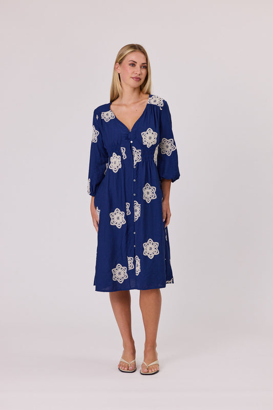 Monaco Dress - Blue - DUE AUG/SEPT