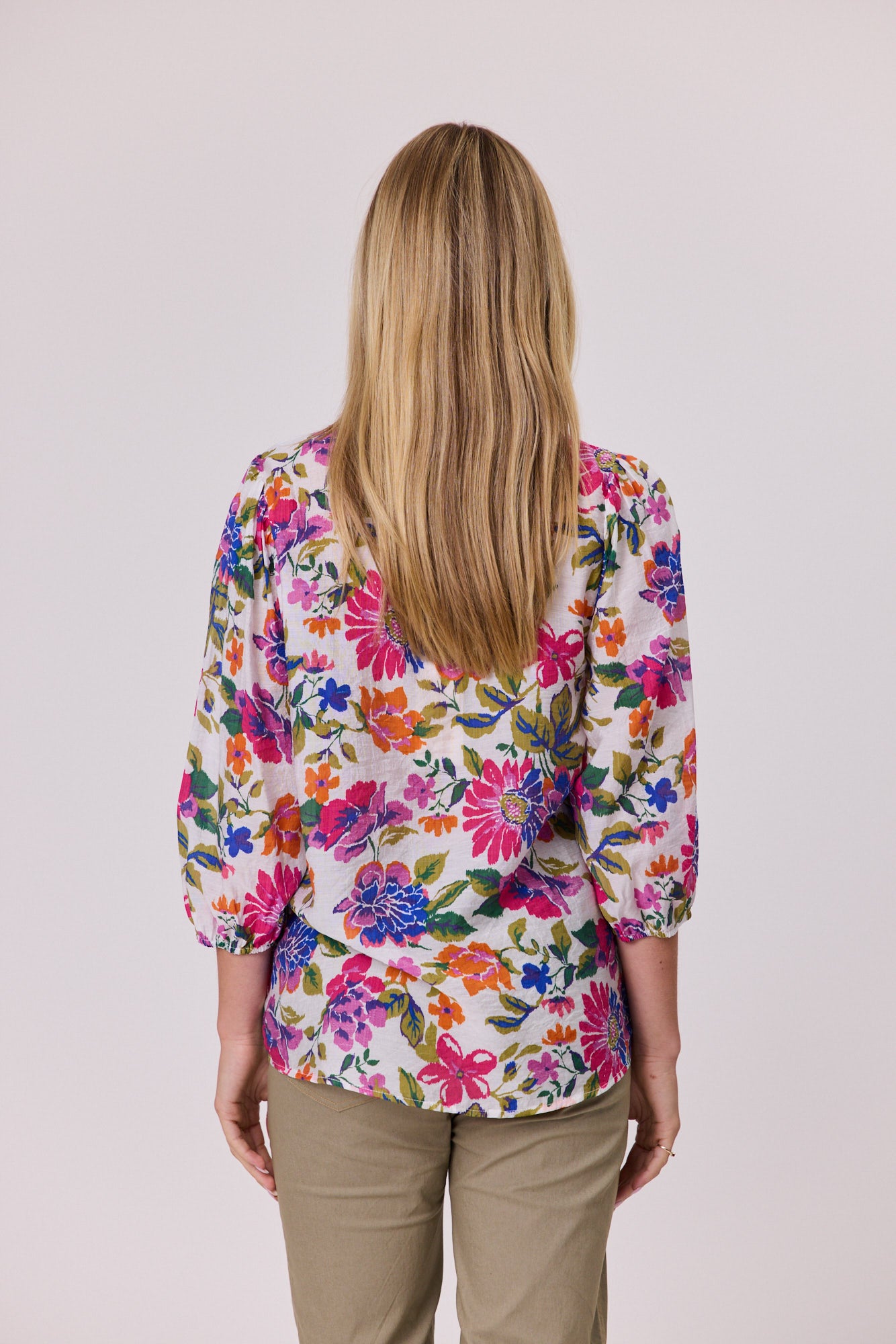 Livia Print Top - Pink - DUE AUG/SEPT
