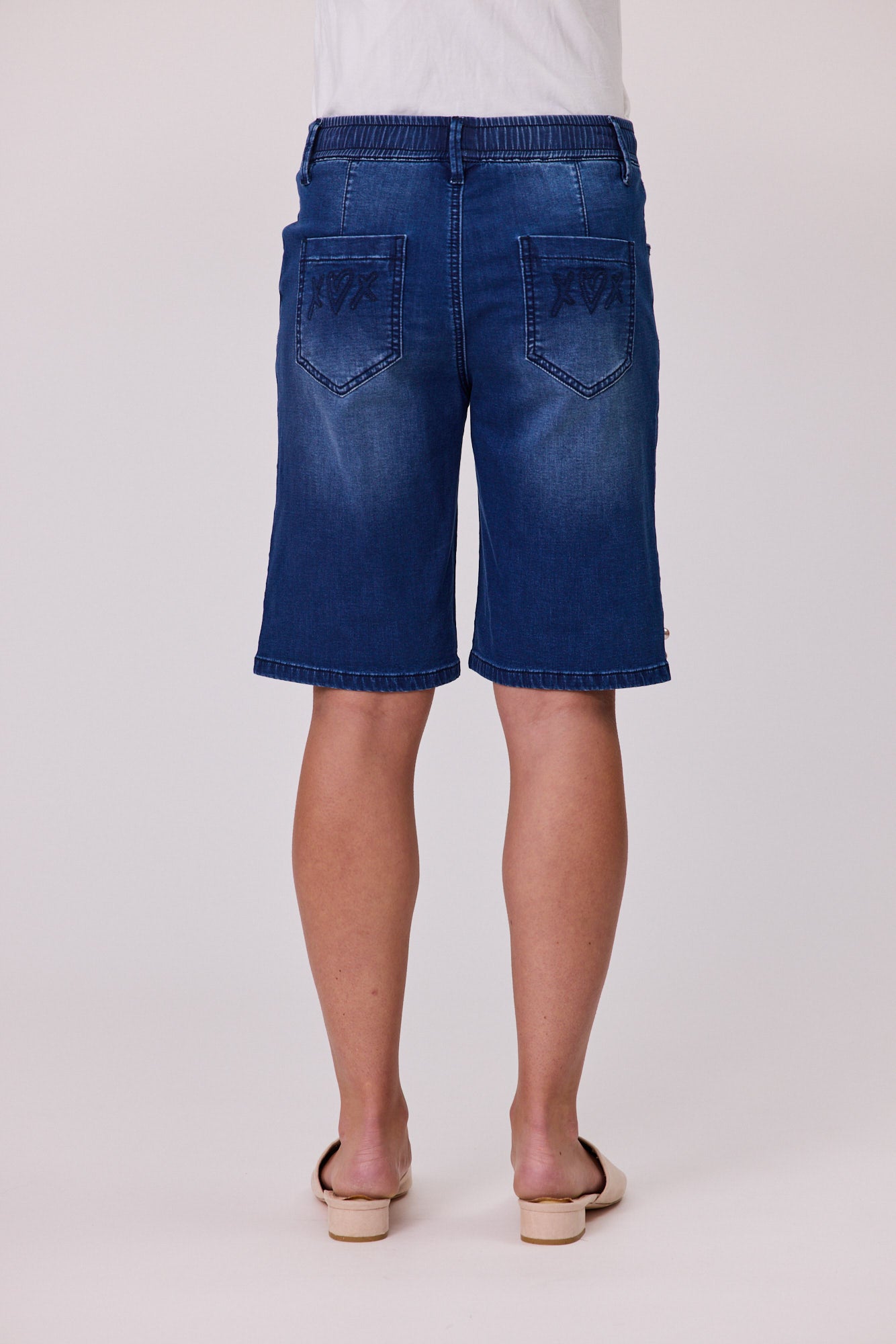 Knit Denim Short - DUE AUG/SEPT