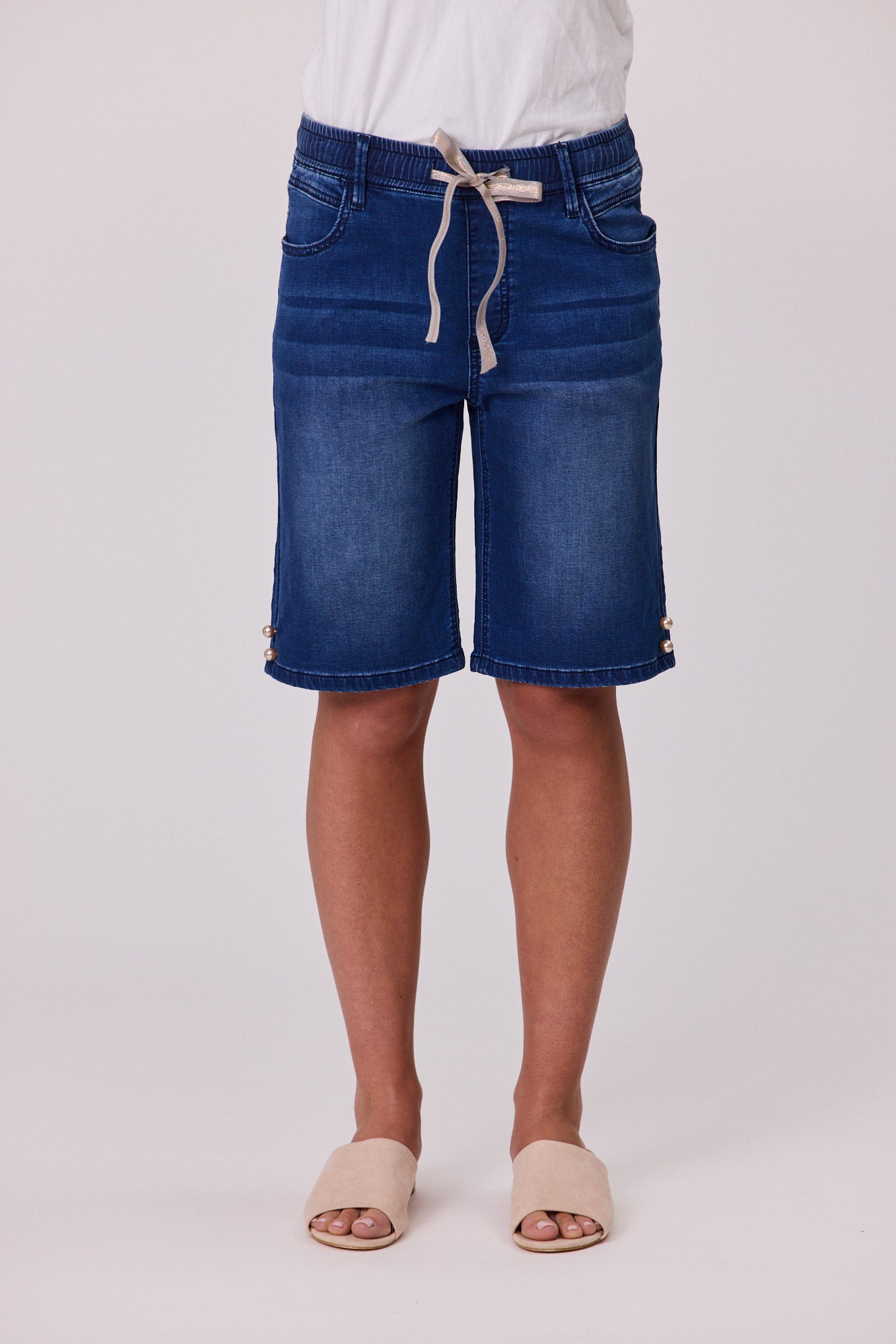 Knit Denim Short - DUE AUG/SEPT