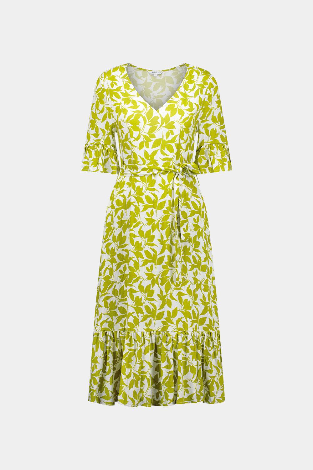 Lemon Tree - Carmen Dress - LT940 - Lime Print - $99 XMAS SPECIAL